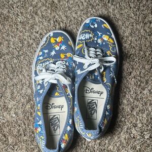 Vans Adult Disney Donald Sneakers - Blue and Yellow